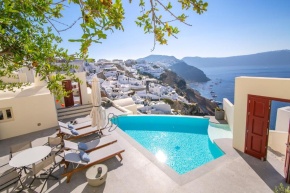 Elegant Santorini Villa Villa Ioulia Private Pool Air Conditioning 3 Bedrooms Oia
